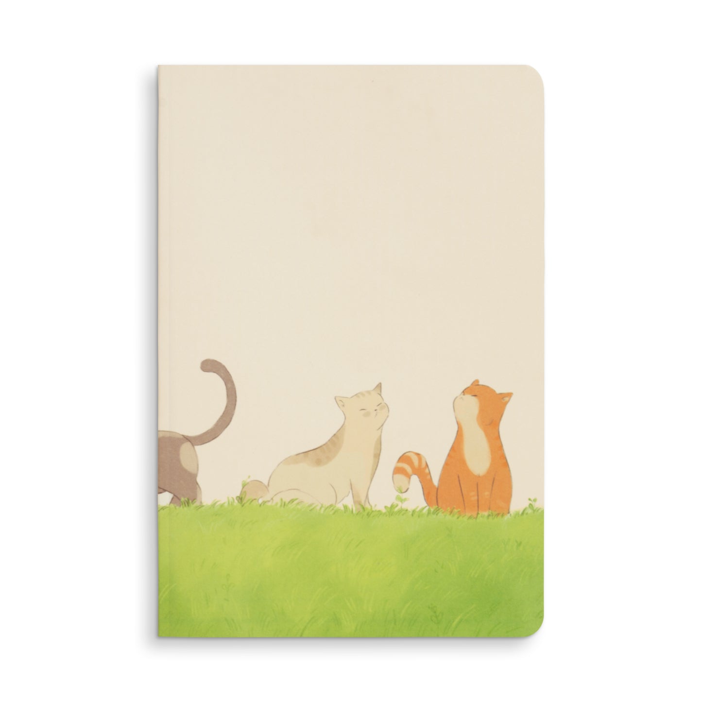 Aesthetic Journal Notebook - for Writers, Creators, Designers & Artists | Cat-theme Art Cover