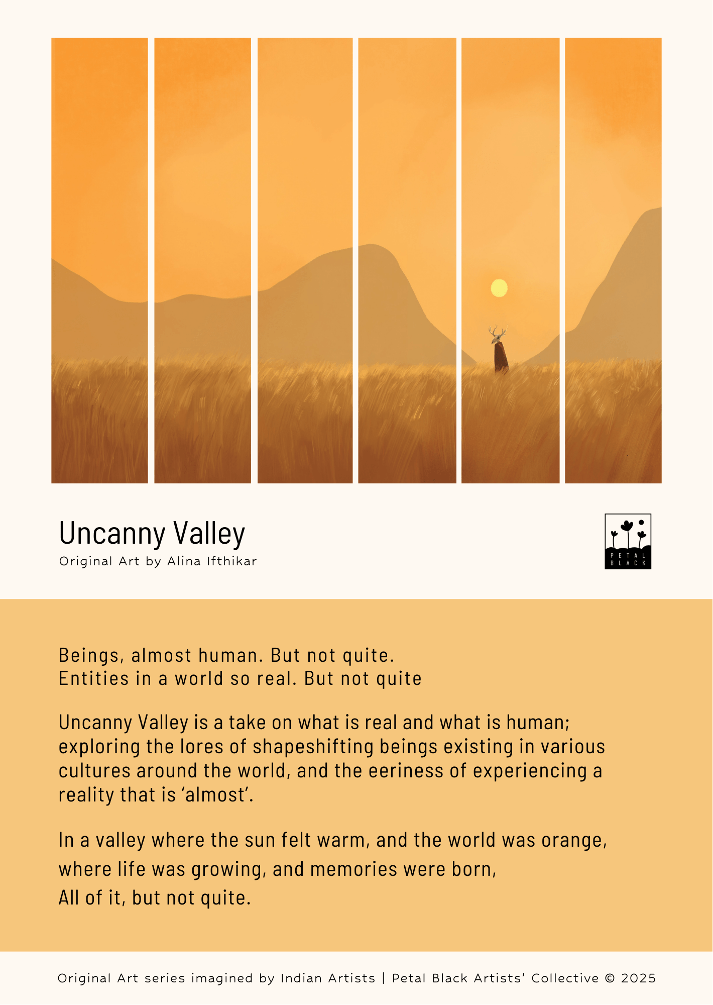 Aesthetic Journal Notebook A5 | Original Art Cover - Uncanny Valley - 144 pages | Dotgrid & Unruled - Petal Black Store