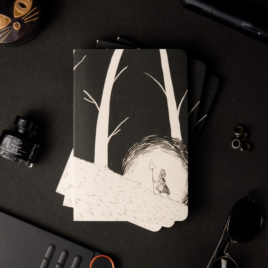 A5 JOURNAL NOTEBOOK with Original Art Cover by Indian Artists | Theyyam Inspired