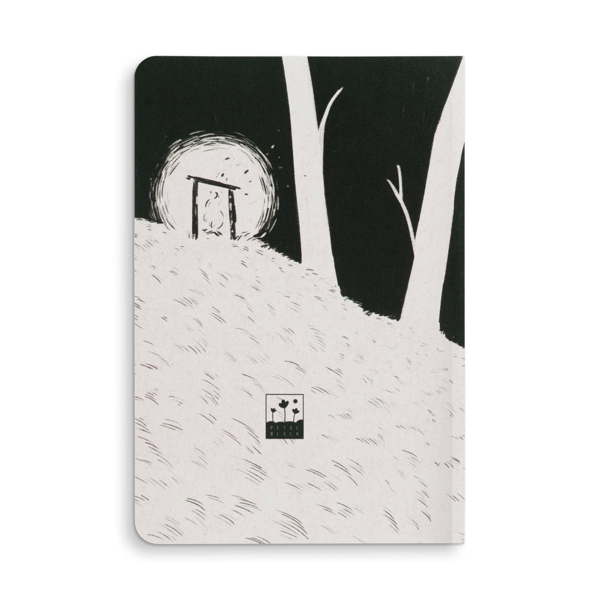 A5 JOURNAL NOTEBOOK with Original Art Cover by Indian Artists | Theyyam Inspired - Petal Black Store