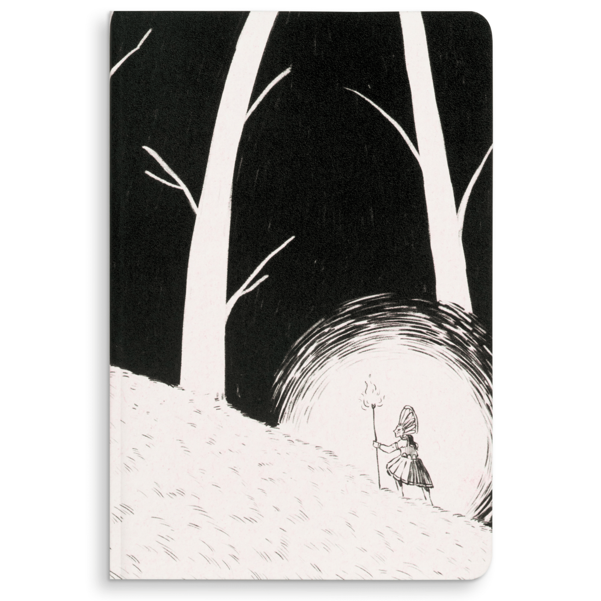 A5 JOURNAL NOTEBOOK with Original Art Cover by Indian Artists | Theyyam Inspired - Petal Black Store